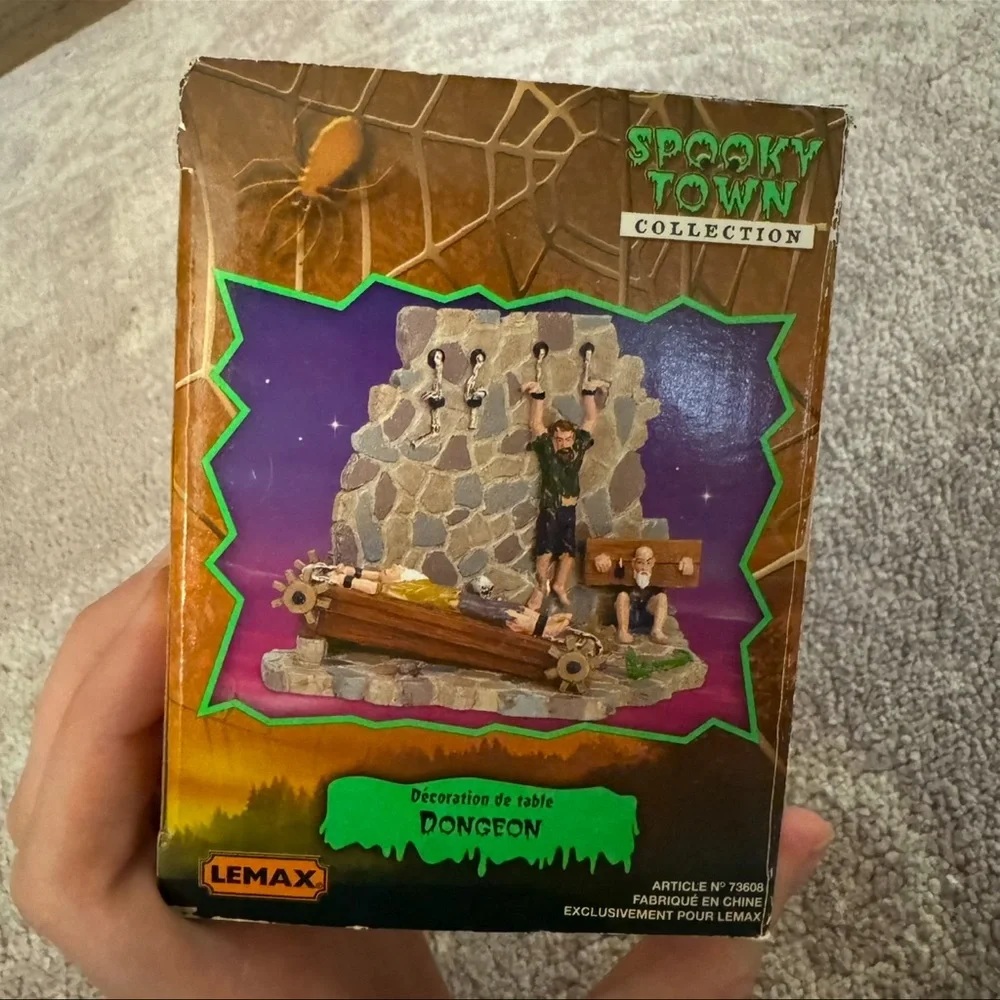 Lemax Spooky Town Halloween Dungeon Table Accent Original Box New RARE